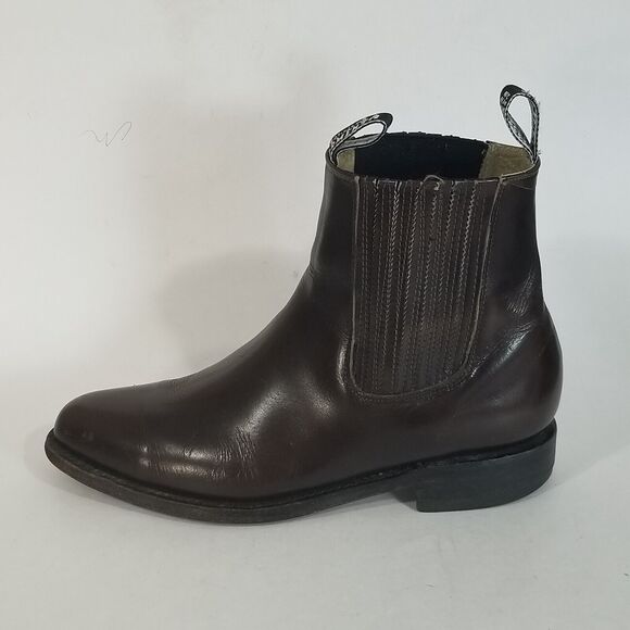 Armenta Ankle Boots Men's 9.5 D Brown Leather Botines Ma Armenta Mexico - Picture 7 of 14